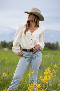 Victoria Blouse in Organic Cotton
