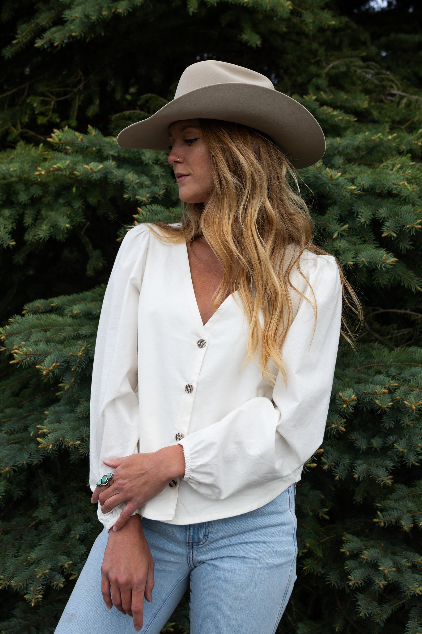 Victoria Blouse in Organic Cotton