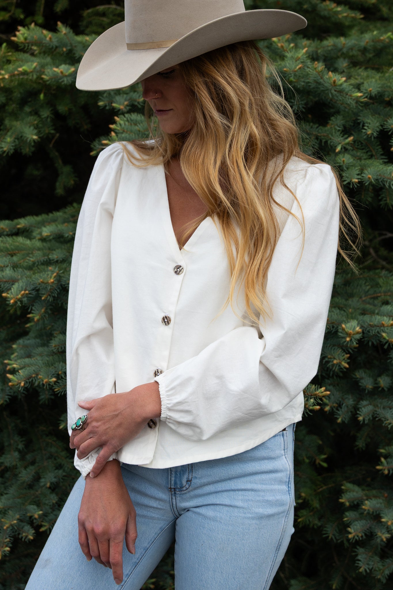 Victoria Blouse in Organic Cotton