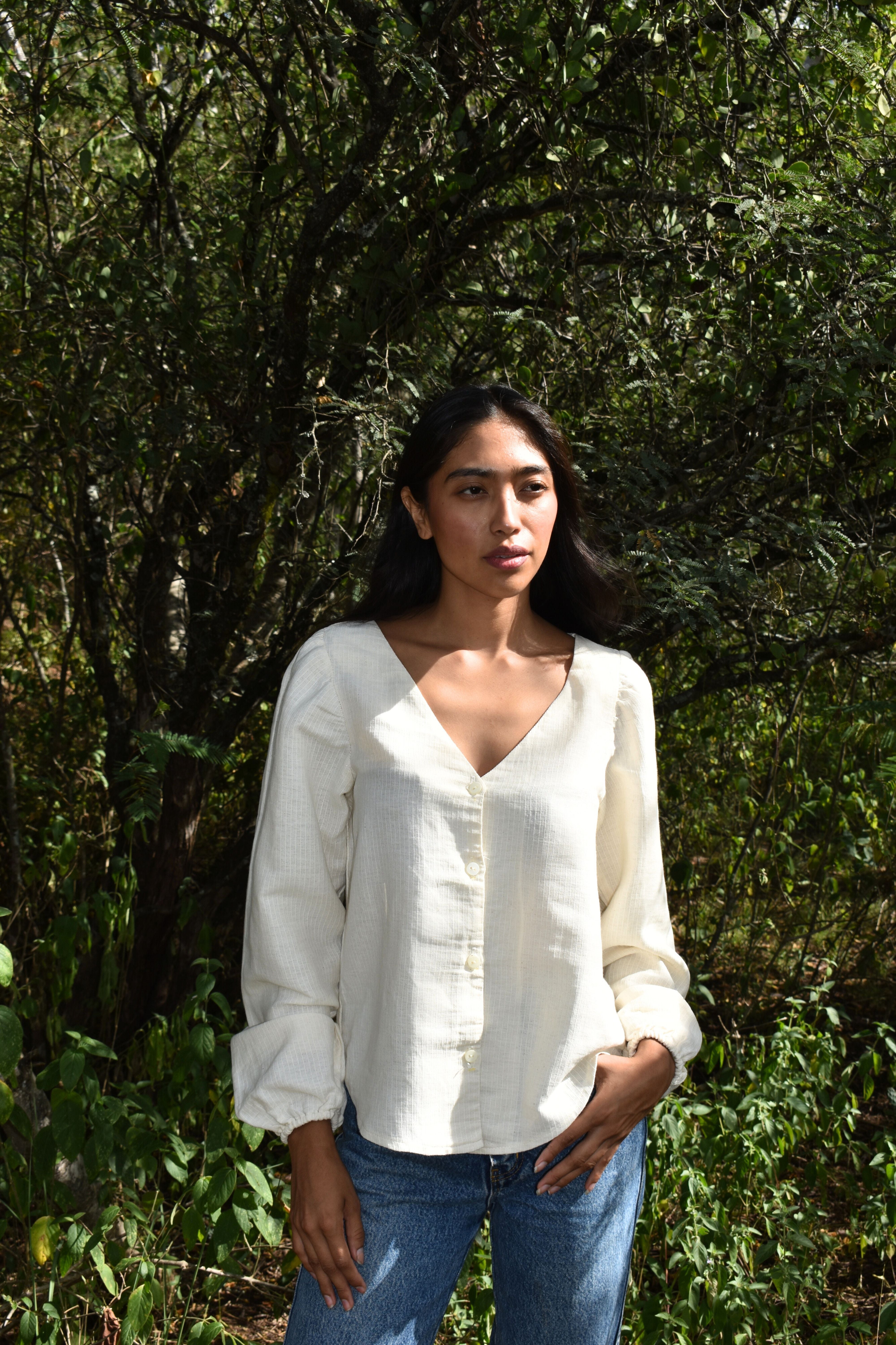 Victoria Blouse in Oaxacan Cotton