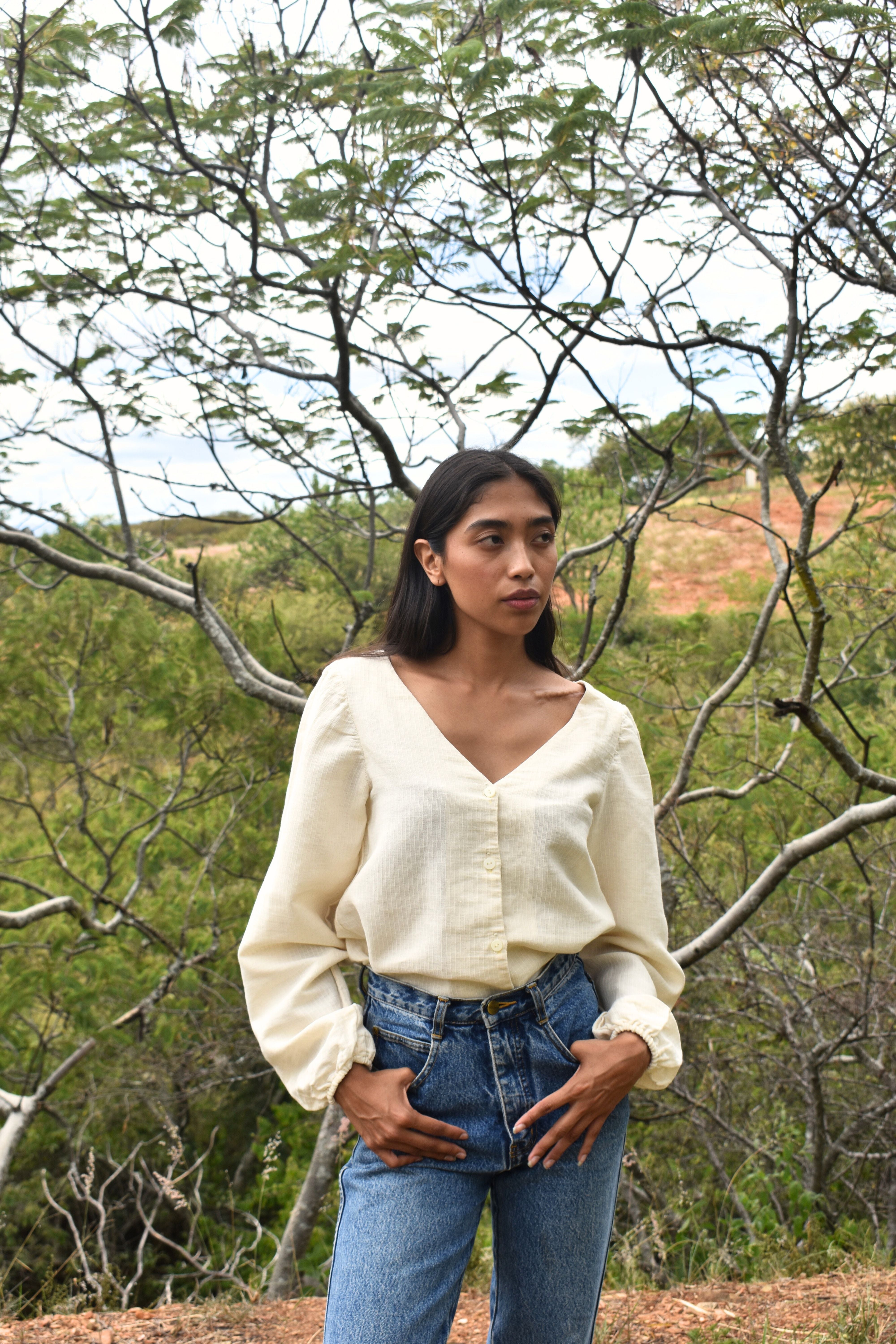 Victoria Blouse in Oaxacan Cotton