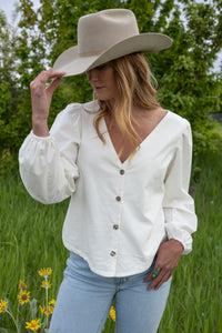 Victoria Blouse in Organic Cotton