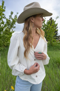 Victoria Blouse in Organic Cotton
