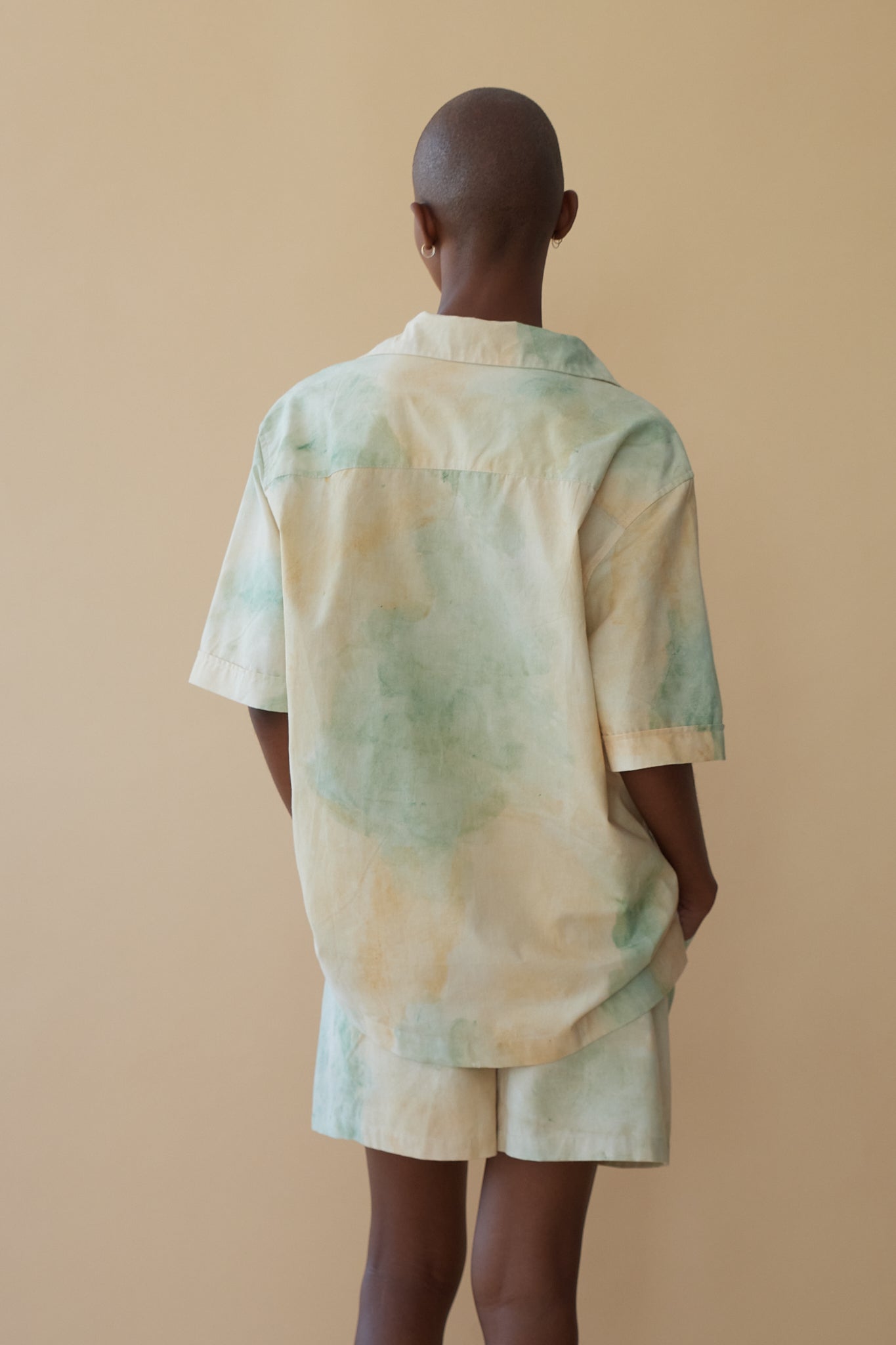 Oversized Button-Up in Beach Glass