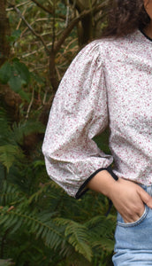 Maxine Blouse in Pink Floral